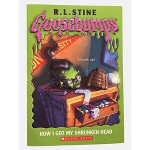 Goosebumps "How I Got My Shrunken Head" Paperback Book R.L. Stine